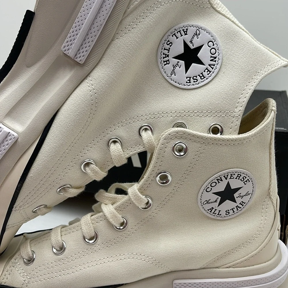 Converse WMNS RUN STAR LEGACY CX HI EGRET/BLACK/WHITE A00868C Platforms Sneakers